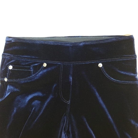 NYGARD LUXE Slims Purple Velvet Jeggings Sz XS 2-4 - Picture 3 of 6